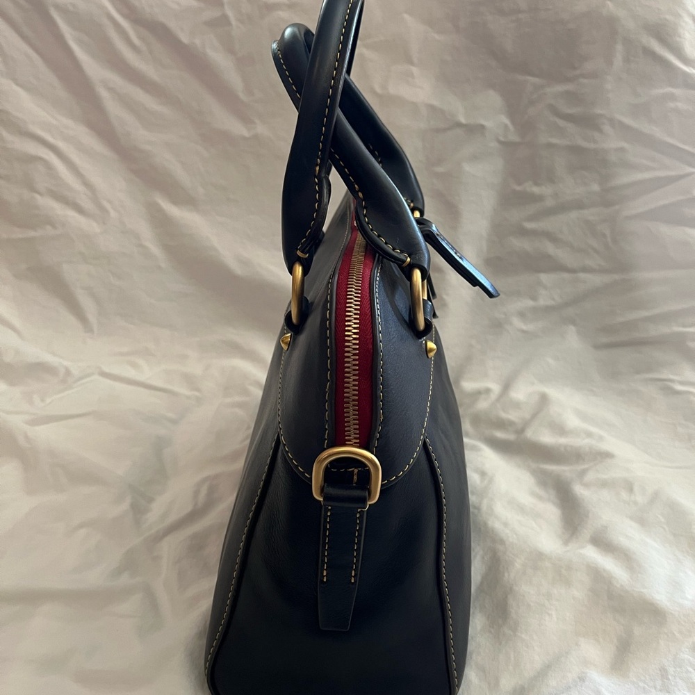 Dooney and Bourke Florentine Cameron satchel - Navy - Picture 7 of 11
